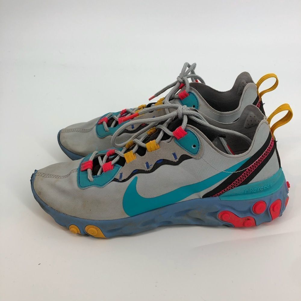 Nike React Element 55 Sneaker In Teal Nebular Siz… - image 3